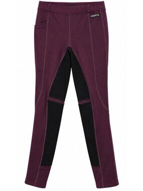 Kerrits Riding Pants Equestrian Breeches Girls XL Purple Stretch